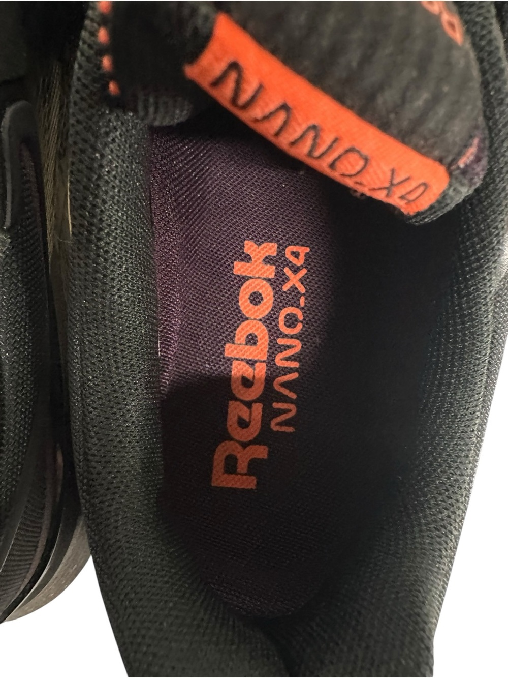 REEBOK Nano X4 / Black Midnight Plum & Coral Athletic Shoes / Women 7 / Goth - Picture 11 of 15